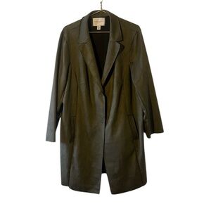 Carolina Belle Olive Green Trench Coat